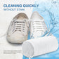 Shoe Washing Machine Bag 2PCS, Reusable Durable Invisible Zipper Laundry Bags for Shoes, Shoe Wash Bag for Washer and Dryer, Sneaker Tennis Shoe Cleaning Bag for All Shoe Types, White