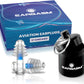Eargasm Aviation Earplugs - Airplane Ear-Plugs for Ear Air Pressure Relief on Flights for Adults - High Altitude Air Travel Essential Earplugs for Men & Women for a Comfortable Trip
