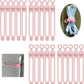 [20Park]UMUST Silicone Cable Ties, Reusable Cable Management Organizer,Cable Straps,Cord Ties,Multipurpose Elastic Cord Organizer for Bundling and Fastening Cable Cords Wires(pink)