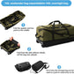 Vomgomfom Wheeled Collapsible Duffel Bag,110L-140L Expandable Checked Luggage, No-Telescopic-Handle with Anti-Burst Zipper & Reinforced Frame,Army Green - Roamly