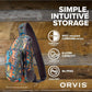 Orvis Mini Sling Pack (26B2) Shoulder Strap Tackle Backpack - Fly Fishing Tool Bag of 100% Recycled ECO CORDURA Fabric With TPU Coating, 5-Liter Capacity and Internal Features, Fishe Unbound Brown - One Size