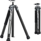 Fotopro Carbon Fiber Tripod 1.7lbs Ultralight 62 Inch Portable Compact Travel Tripod for Camera DSLR Load up to 22lbs X-Aircross 3 Lite Grey