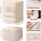 XL Ultra Space Saving Bags self compression organizer bags space saver bag for comforters Storage bag organizer for blankets bedding clothes(Beige-1PCS)
