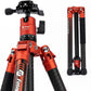 Fotopro 62 Inch Carbon Fiber Tripod for Camera Ultralight Travel Camera Tripod Max Loads Up 22lbs X-Aircross 3 Orange