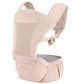Bebamour Baby Carrier with Hip Seat,All-Position Breathable Mesh Hip Seat & Carrier 0-36Months with Head Hood, 3 PCS Teething Pads, Waist Extender,Storage Bag & Pacifier Case (Pink)