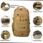DBTAC Tactical Personal Defense EDC Bags & Packs | 10L Military Shoulder Backpack with Sling for Concealed Carry, Range, Travel, Hiking, Outdoor Sports (Brown)