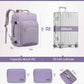 LOVEVOOK Travel Backpack for Women & Men 40L,Airline Approved Carry On Backpack Travel Essentials,TSA Carry on Luggage,Waterproof Personal Item Travel Bag,Suitcase with 3 Packing Cubes,Taro Purple