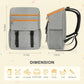 Cooler Backpack Soft Insulated Leak Proof 50 Cans Insulated Backpack Cooler Portable Picnic Camping Beach Hiking BBQ Lunch Backpack for Men and Women - Grey