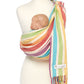 Hip Baby Wrap Ring Sling Baby Carrier for Infants and Toddlers - 100% Soft Cotton Baby Wraps Carrier for Babies 8-35 lbs - Perfect Baby Shower Gifts Moms and Dads - Nursing Cover (Mediterranean)
