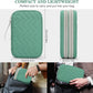 FYY Electronic Organizer, Large Travel Cable Organizer Bag Pouch Electronic Accessories Carry Case Portable Waterproof Double Layers All-in-One Storage Bag for Cable, Cord, Charger, Pattern Green