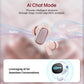 AI Language Translator Earbuds Real Time, 164 Language/6 Translation Modes Translator Earbuds 3-in-1 Translation Headphones, Bluetooth 5.4 Translation Device for Travel Business Learning, Rose Gold