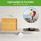 Bed Tray Table with Folding Legs,Bamboo Breakfast in Bed for Kitchen Serving Tray,Sofa,Eating,Used As Laptop Desk Snack Tray 2 Pack (Bamboo)