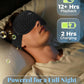 Adjustable 3D Contoured Sleep Mask with Bluetooth Headphones, Eye Masks for Sleeping, Wireless Sleeping Headphones for Men, Women, Cool Gadget Gift
