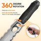 11.5" Fish Lip Gripper with Scale, Max 40lbs Scale, 360° Swivel Non-Slip Handle, Fish Grabber Control Tool for Safe, Hook Removal, Easy Catch & Release, Fishing Gifts for Men Women