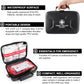 410 Piece Waterproof Hard Shell First Aid Kit for Home, Car, Travel, Camping, Truck, Hiking, Sports, Office, Vehicle & Outdoor Emergencies - Emergency Medical Kits (Black)