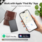 CASCHO Smartcard - Wallet Tracker Card, Compatible with Apple Find My App, Waterproof and Splash-Proof, Keys Finder and Item Locator for Passport, Bags, Laptop, Black 1 Pack