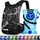 Insulated Hydration Backpack Pack with 3L BPA Free Leak Proof Water Bladder, Large Storage Lightweight Hiking Daypack with Waist Pouches & Cooler Layer, for Running, Biking, Camping, Festival - Roamly