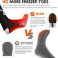 SNOW DEER Upgraded Rechargeable Electric Heated Socks,7.4V 2200mAh Battery Powered Cold Weather Heat Socks for Men Women,Outdoor Riding Camping Hiking Motorcycle Skiing Warm Winter Socks