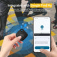 Air Tracker Tag 4 Pack for Android Luggage Tracker Tags Works with Google Find Hub, Bluetooth Tracker Smart Key Finder and Item Locator for Luggage, Backpack, Suitcases, Replaceable Battery