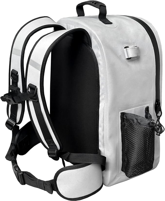 Buffalo Gear Waterproof Fishing Backpack With Rod Holder, 26L Fly Tackle Storage for Fishing