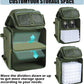 HAMBOLY Fishing Backpack with Rod Holders, 40L Tackle Box Backpack for Fishing Gear, Waterproof Fishing Bag for Men