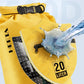 HEETA Waterproof Dry Bag with Front Zippered Pocket for Women Men, 5L/10L/20L/30L/40L Roll Top Lightweight Dry Storage Bag Backpack for Travel, Kayaking, Boating, Rafting, Camping, Hiking & Beach
