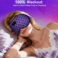 Sleep Eye Mask Bluetooth Headphones - 3D Contoured Zero Pressure Sleeping Masks 100% Blackout Eye Cover Breathable Sleeping Mask for Side Sleepers Wireless Earphone Ear Muff Headband Women Men Gift