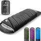 Sleeping Bags for Adults Cold Weather,Portable, Waterproof,Lightweight Sleeping Bag for Tall Girls Boys with Compression Sack for Warm Camping, Hiking, Outdoor & Indoor