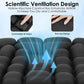 Portable Travel Cushion, Airplane Seat Cushion for Long Flights, Press Type Inflatable Seat Cushion for Long Sitting in Car, Air Travel, Office Chairs, Home Living
