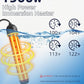 2026 Upgraded Portable Shower with Heater for Camping, 6000mAh Rechargeable Camping Shower Pump with LED Display, 3 Spray Modes 5 Gal Foldable Bucket, Outdoor Shower for Travel RV Pet Bath Car Washing