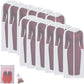Garment Bags Clothes Storage Bag (Set of 12) Closet Cover for Open Closet Shirt Bags with Zipper for Suit, Sweaters Travel Laundry Wardrobe Closet Garment Dust Cover Bags (White 24'' x 54'')