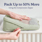 Vandel Space-Saving Compression Packing Cubes for Women, Men, Compressible Carry On Suit Case Organizer Luggage Packing Cubes for Travel Organizer Bags for Luggage and Backpacks, Suitcase Cube - Roamly