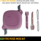 UCO Recycled ECO 5-Piece Camping Mess Kit with Bowl, Plate, Switch Spork Utensil Set