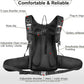 Insulated Hydration Backpack Pack with 3L BPA Free Leak Proof Water Bladder, Large Storage Lightweight Hiking Daypack with Waist Pouches & Cooler Layer, for Running, Biking, Camping, Festival - Roamly