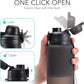 TakeToday Collapsible Water Bottles 32oz, Foldable Travel Water Bottle, BPA Free, Silicone Water Bottle Leakproof for Hiking, International Travel, Outdoors