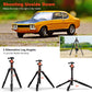 GEEKOTO 58” Magnetic Tripod, Compact Aluminum Alloy Lightweight Magsafe Camera Tripod with 360 Degree Panorama Ball Head, Professional Camera Tripod for Travelling, Learning and Working
