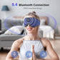 Sleep Mask with Headphones Bluetooth 5.4, TOPOINT 3D Eye Mask Blackout Breath Silk for Side Sleepers Women Men, Sleep Headphones Earphones HD Speaker Microphone for Travel Meditation Gift, CPAP Users