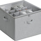 StorageWorks Shoe Organizer for Closet, Fits up to 16 Pairs, Shoe Cubby Storage Containers with Adjustable Dividers and Clear Cover, Grey