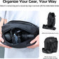 ULANZI Camera Sling Bag, Water-Resistant Camera Case with Tripod Holder, DSLR/SLR/Mirrorless Camera Bags Crossbody for photographers - Black
