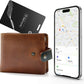 Wallet Tracker Card, Rechargeable Finder, Works With Apple Find My (iOS Only), Thin GPS Item Locator for Wallets, Luggage and More, IP68 Waterproof (Black)