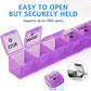 2-Pack Large Weekly Pill Organizer,Vitamin Pill Box Organizer 7 Day with Big Compartments, Am Pm Pill case for Travel,XL Medicine Organizer 14 Day for Fish Oils, Vitamin Holder Supplement