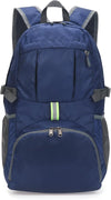 Yaopeing Lightweight Backpack,25L Foldable Hiking Packable,Water Resistant Travel Outdoor Shoulder Bag for Woman Men,Blue - Roamly