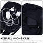 Ginsco Hard Shell Protection Case Electronic Accessories Organizer Pouch for MacBook Air/pro Adapter Chargers Cables Power Bank, for Sandisk Portable SSD Flash Disk SD Card (Black)