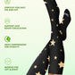 Bamboo Viscose Compression Socks for Women Men 2 Pairs 15-20mmHg Knee High Compression Socks Travel Nurse