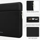 RAINYEAR Laptop Sleeve Case 15 16 Inch, Protective Portable Case with Front Pocket, Briefcase Handbag Computer Cover Laptop Bag Compatible for MacBook Pro/Max M4 M3 M2 M1, Black
