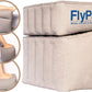 Inflatable Foot Rest Pillow for Travel, Patented 2 in 1 Design, Blow-Up Footrest Cushion for Home, Office. Airplane Travel Essential and Kids Airplane Bed