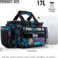 Goture Fishing Tackle Bag, 600D Water-Resistant Soft Side Crossbody Sling Bag for Men & Women,Small Gear Storage Tactical Bags for Saltwater & Freshwater,Fits 3 3600 Tackle Boxes(Not Included)