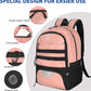 LARIPOP Soccer Backpack Soccer Bag with Ball Holder & Shoe Compartment Youth Sports Equipment Training Bag