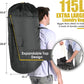 Laundry Backpack Bag, 115L Extra Large Laundry Bags with straps, Heavy Duty Laundry Bag Backpack, Portable Dirty Clothes Bag for College Dorm, Apartment, Laundromat, College Laundry Bag