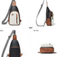 7L Sling Bag for Women Men Leather Small Sling Backpack Daypack Anti Theft Fanny Pack Crossbody Purse Travel